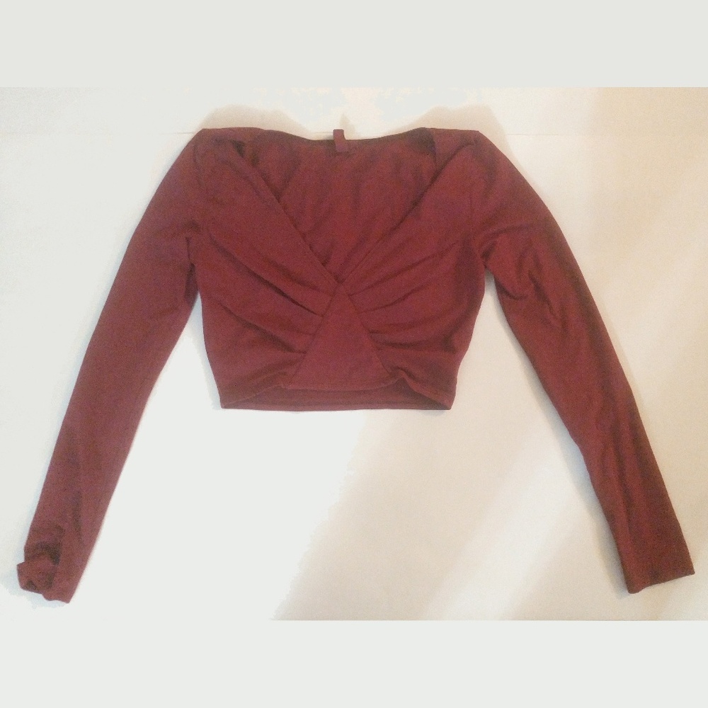 Wine Crop Top